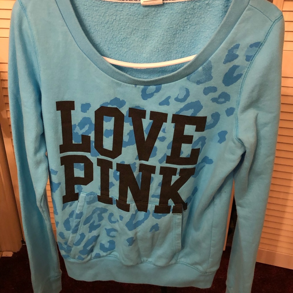 VICTORIA’S SECRET PINK BigNeck SweatShirt Sz P-S/M